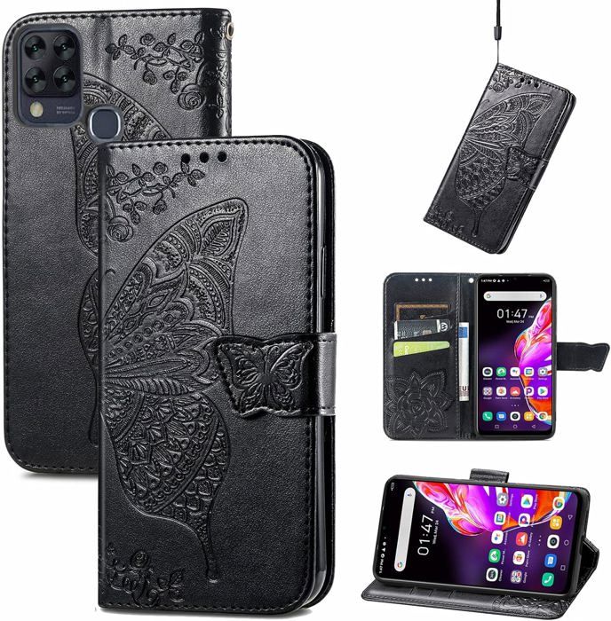 LEMORRY Pour Huawei P20 Lite/Nova 3e Etui Cuir Portefeuille
