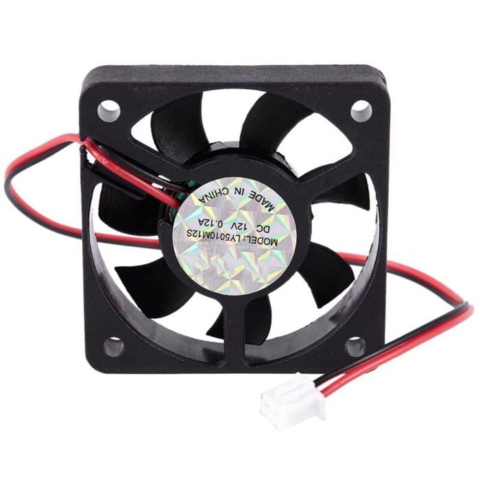 50mm 12V 2Pin 4000RPM Palier a douille PC Boitier Refroidisseur CPU Ventilateur de Refroidissement PZCC