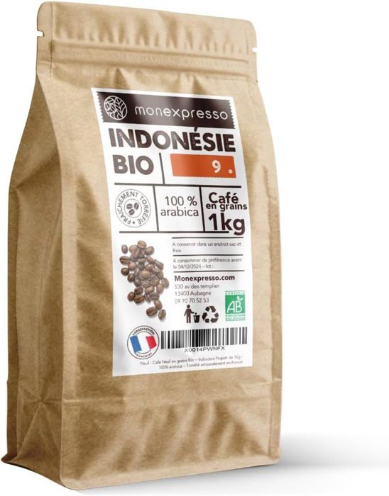 Café En Grains Lavazza Voix De La Terre! Bio - 100% Arabica - Rainforest