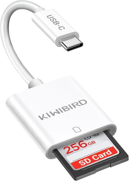 Lecteur De Carte SD/Micro SD USB-C - Adaptateur Pour IPhone 15, IPad, MacBook, Android (Plug And Play) - 14