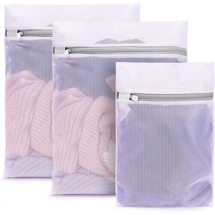 2 x filets pour machine à laver, 50 x 60 cm, avec bloque-cordon, sac à