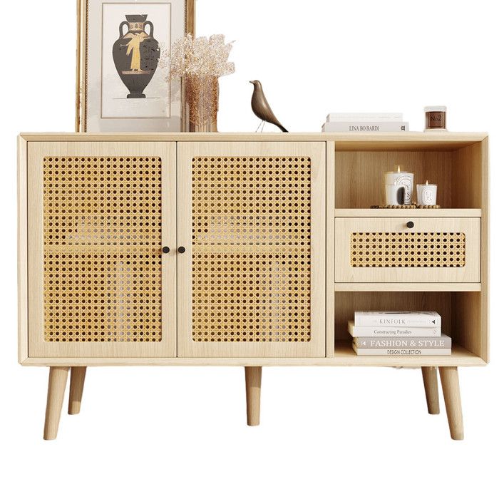 en.casa] Commode Design Intemporel avec 3 Tiroirs Spacieux Meuble de Rangement Stylé pour Salon Chambre Entrée MDF Panneau de Particules Bois de Pin 80 x 80 x 40 cm Effet Chêne