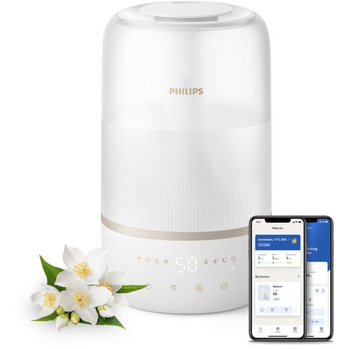 Humidificateur - PHILIPS - Série 1000 HU1510/04 - Blanc - Humidification de lair - Humidifiant