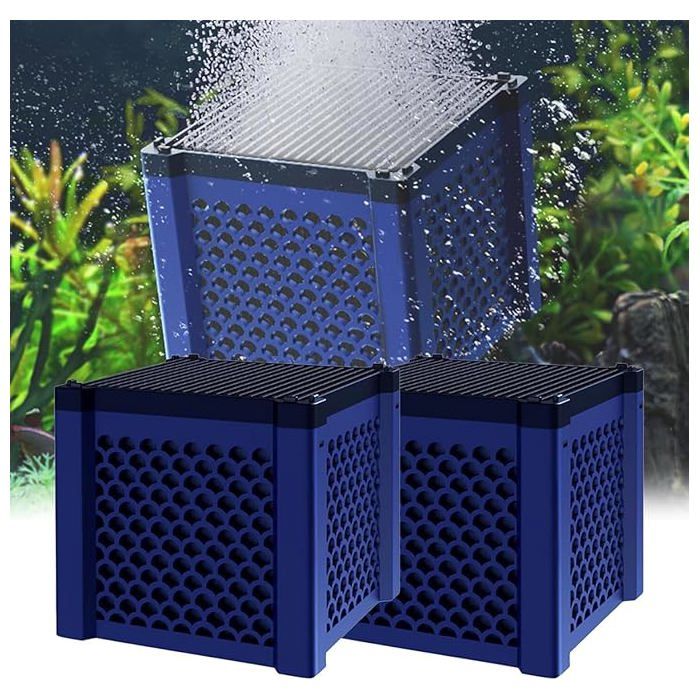 Meilleurs prix pour Cubes filtrants charbon actif - KZQ - 3pcs - Purification efficace - Durable - Écologique