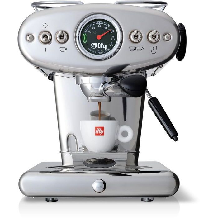 Machine à expresso - ILLY - X1 ANNIVERSARY - Acier inoxydable - 1200 W - 18 bar