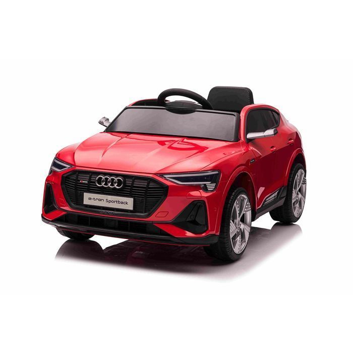 Voiture électrique pour Enfants 12V Audi E-tron Sportback Rouge avéc télécommande 24 GHz Mp3/USB/AUX Batterie Lithium 2x 25W