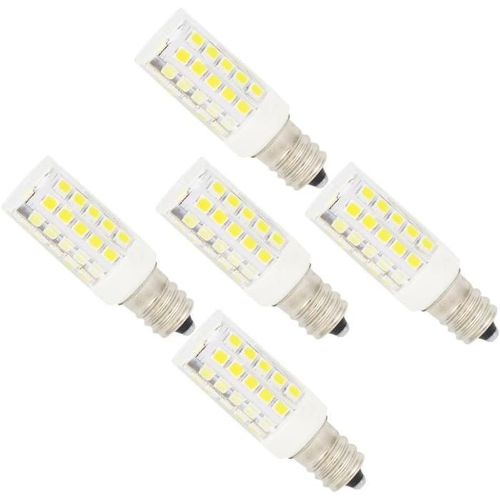 Ampoules LED épis de maïs E12 5 W 44 LED SMD 2835 blanc froid 6 000 K 500 lm équivalent à une ampoule à incandescence de 50 W