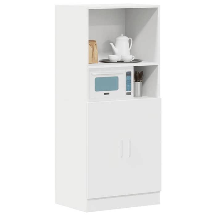 Blanc Armoire/Cabinet de cuisine - mango - avec rangement - blanc 57x415x1315 cm bois dingénierie FR920