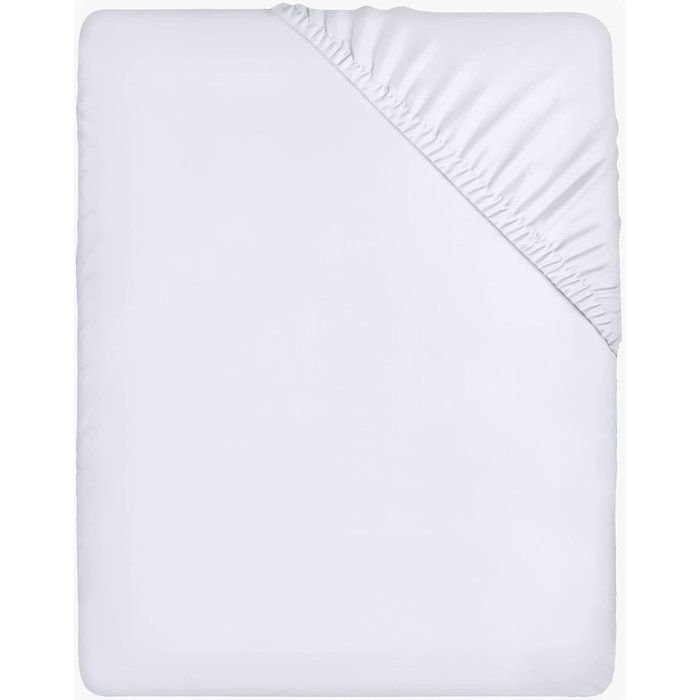 Drap-housse - 180 x 200 x 30 cm - Ajustement parfait - Douceur exceptionnelle - Antibactérien - Protège-matelas - Rénovateur de mate