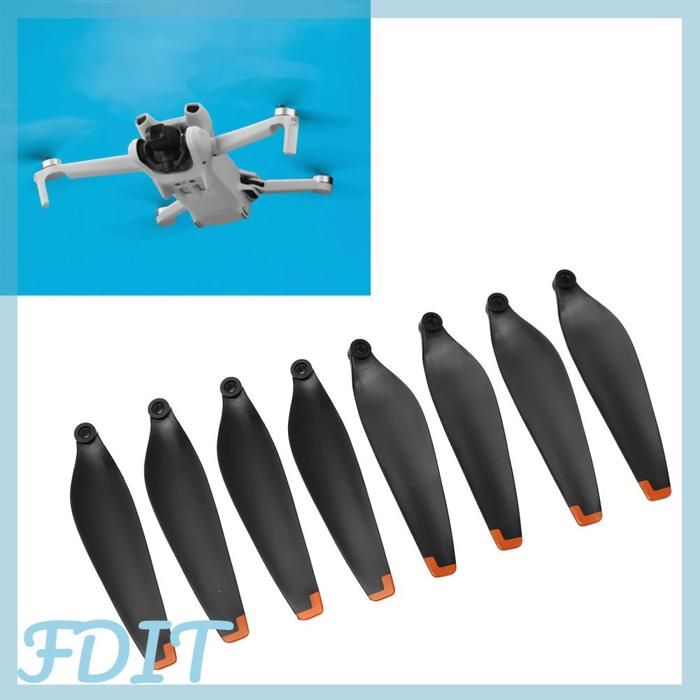 8 Hélices Drone 4726F + Vis Et Tournevis – Remplacement Pour Mini RC, Blanc/Noir Ou Or/Noir