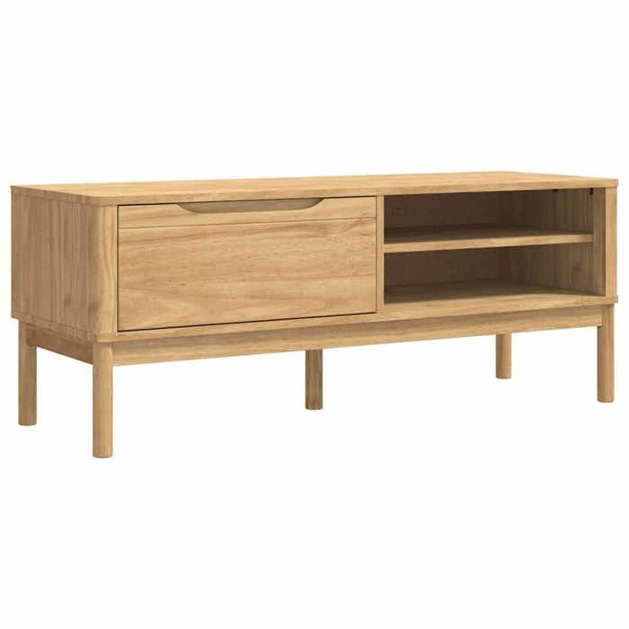 Marron Banc coffre - Banc de couloir Cire marron 115x40x45 cm Bois de Pin Massif m6115