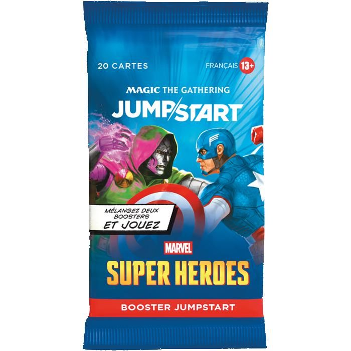 Boosters - HASBRO - Booster Jumpstart - Marvel - Prêt à jouer (2 boosters) - 51 thèmes