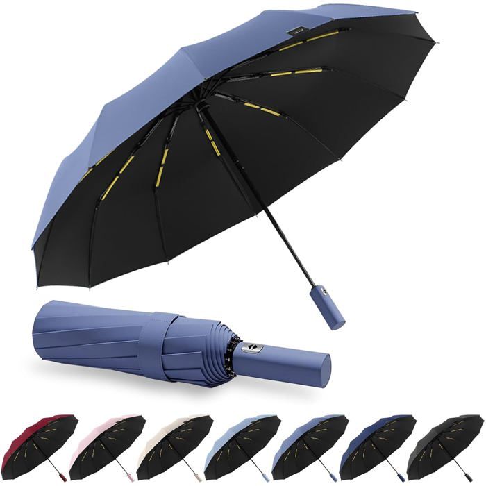 Parapluie Pliant Grand Parapluie Parapluie Automatique Coupe-Vent Stable Pour Les Voyages Et Le Quotidien