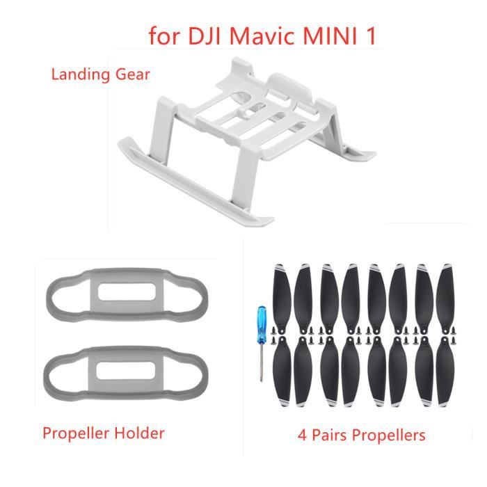 Ferbao Protection D'hélice Pour DJI Mini 5 Pro, Protection D'hélices Avec Train D'atterrissage Pour DJI Mini 5 Pro (Noir, Pare-chocs Anti-collision
