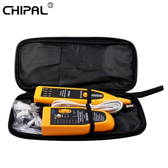 Traceur De Câble Réseau – Générateur Tonalité Et Sonde – Pour Localiser Fils, Disjoncteurs, Pannes Téléphone - 7