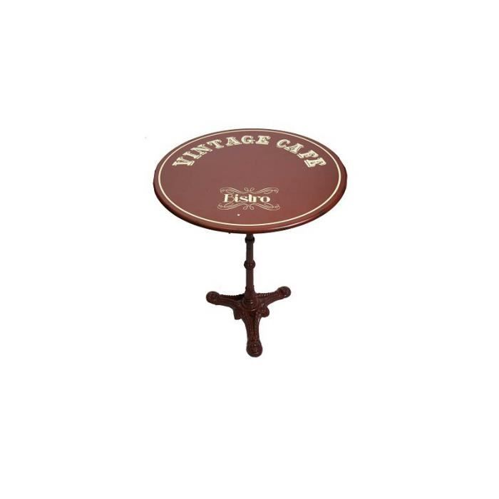 Table De Bistrot Ronde Vintage Achat Vente Table De Cuisine