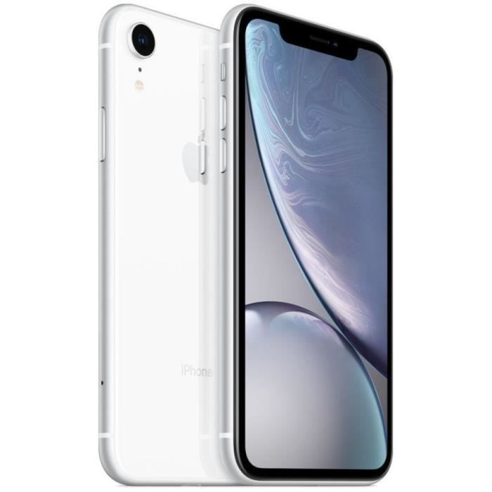 APPLE Iphone Xr 256Go Blanc - Reconditionné - Etat correct Reconditionné - Apple reconditionné disponible sur Cdiscount Seconde Vie