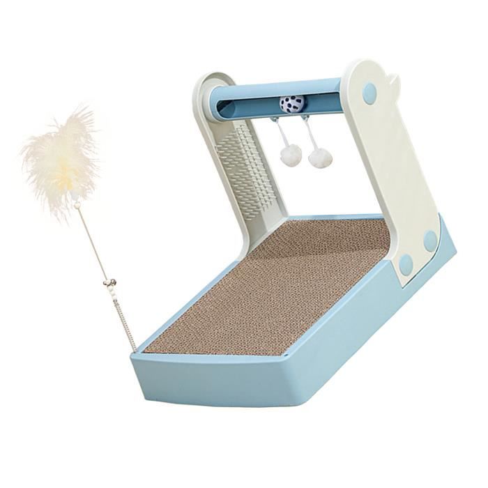 Jouet à Gratter Pour Chat Avec Boule Tournante – Plateforme En Sisal Naturel, Jouet Interactif Durable