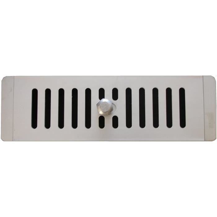 Grille D'aération Réglable En Alliage D'aluminium 150x250 Mm - Pour Armoires, Salles De Bain, Ventilation Intérieure
