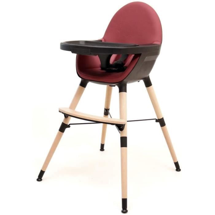 Chaise Haute Bebe Evolutive Pieds En Bois Plateau Amovible Design Confort Noir Bordeaux 92 Cdiscount Puericulture Eveil Bebe