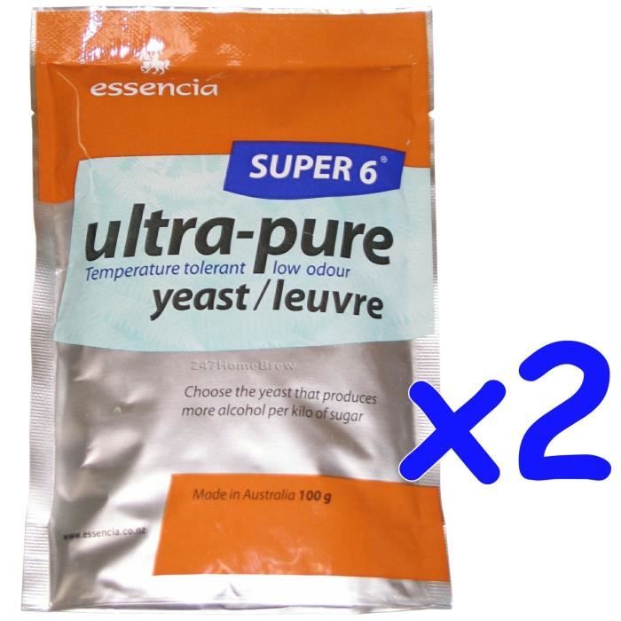 2 X Essencia Super 6 Levure Ultra Pure Turbo Levure 2x Essencia Super 6 Yeast Ultra Pure Turbo Yeast Cdiscount Au Quotidien