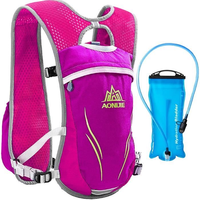 Sac Trail 5,5 L Gilet Running Sac d'Hydratation Sac à Dos Vélo