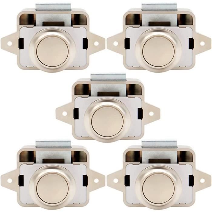 5X poignée Bouton de tiroir Placard Porte Meuble Armoire Kabele Argent