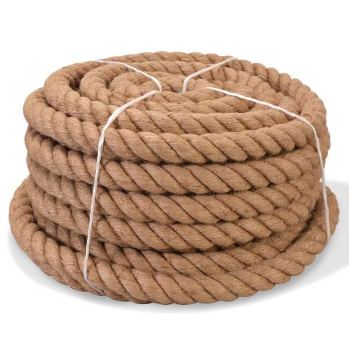 Corda intrecciata 100% cotone 10 mm - 200 mt Corda in cotone