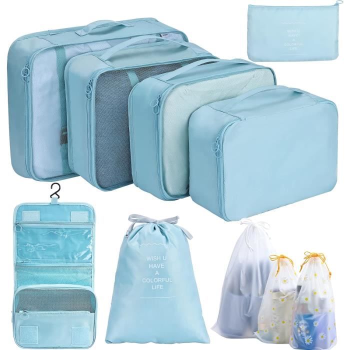 Sac De Voyage Rose Leudes - Organisateur De Voyage - Toilette - Compartiments Multiples - Neuf