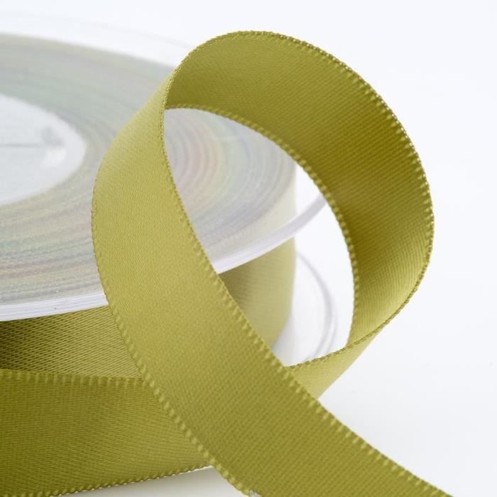 Rouleau De Ruban De Satin Vert Mousse 6 Mm X 25 M[n3306] - Cdiscount ...