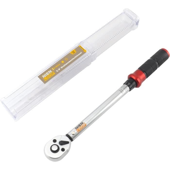 Clé Dynamométrique TAGVIT 3/8″ – 10-60 Nm, Haute Précision ±3%, Acier Chromé
