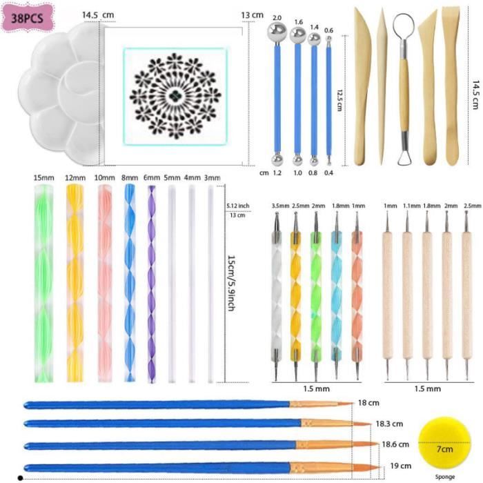 Kit D'outils En Argile Polymère 21pcs Outils En Argile Polymère Outils