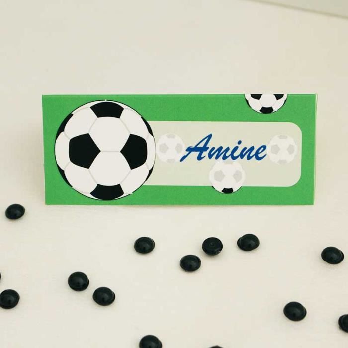 10 Pcs Marque Place Porte Nom Etiquette Ballon De Foot 9 5cm X 4cm Decoration Mariage Bapteme Fetes Anniversaire Cdiscount Maison