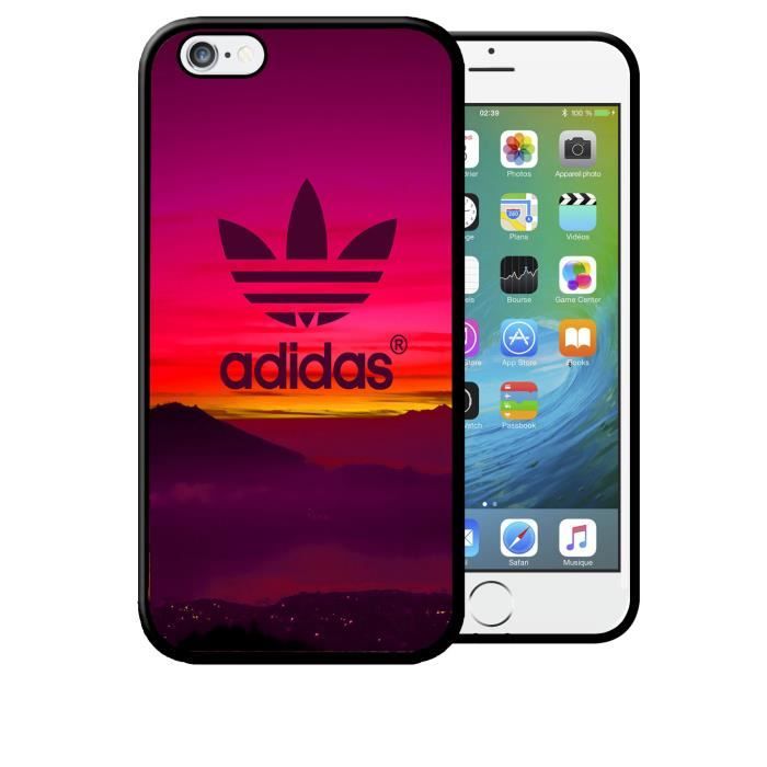 Coque iPhone 6 6s Adidas Coucher de Soleil Rose Romantique Swag