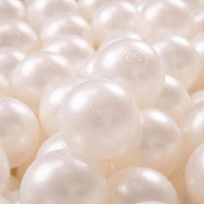 KiddyMoon 700 7Cm Balles Colorées Plastique Pour Piscine Enfant Bébé