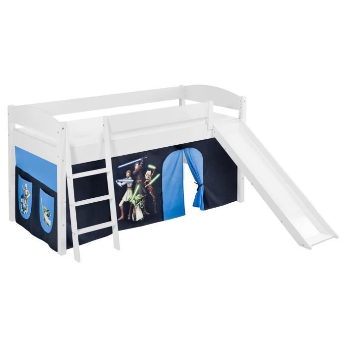 Lot De Rideaux Panneaux Star Wars Clone Wars - Neufs - Bleu