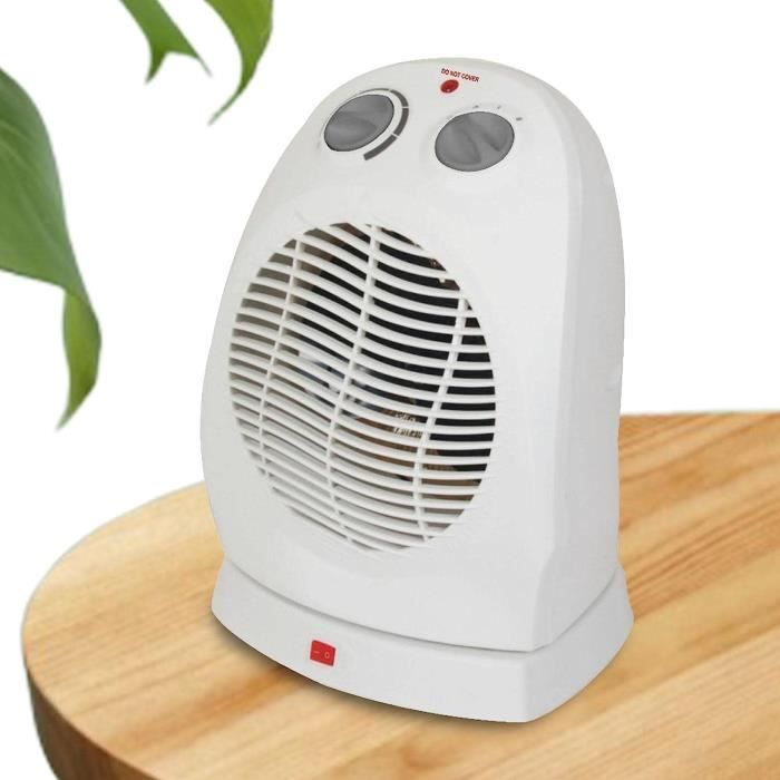 Achetez Mini Chauffage de Bureau Avec un Ventilateur de Chauffage  Électrique à Faible Bruit de Lumière Rvb à Deux Vitesses (sans  Télécommande) - Blanche / Plug de Chine