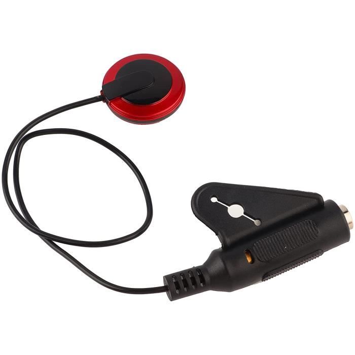 Micro Piézo Dilwe Pour Guitare, Ukulélé, Mandoline - Capteur De Contact Avec Jack 6.35mm