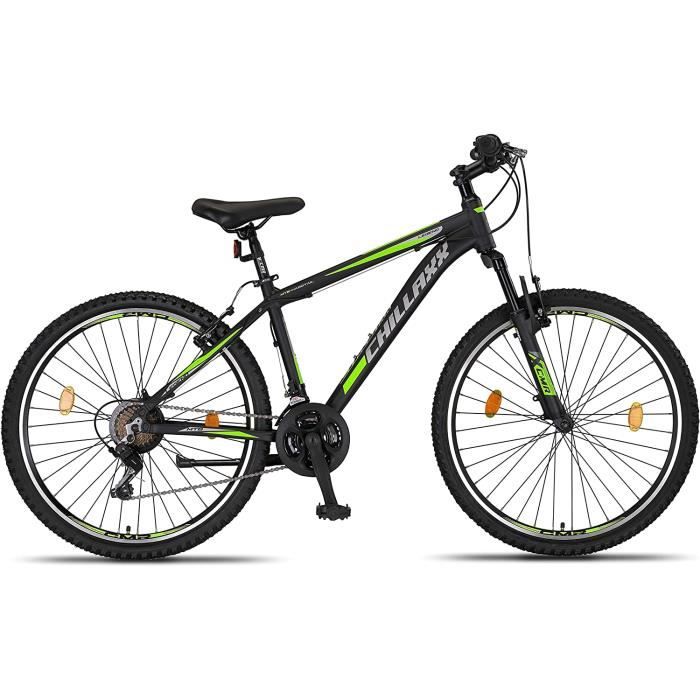 Chillaxx Bike Vélo Vtt Aluminium 24 26 275 29 Garçons Filles Hommes Femmes 21 Vitesses