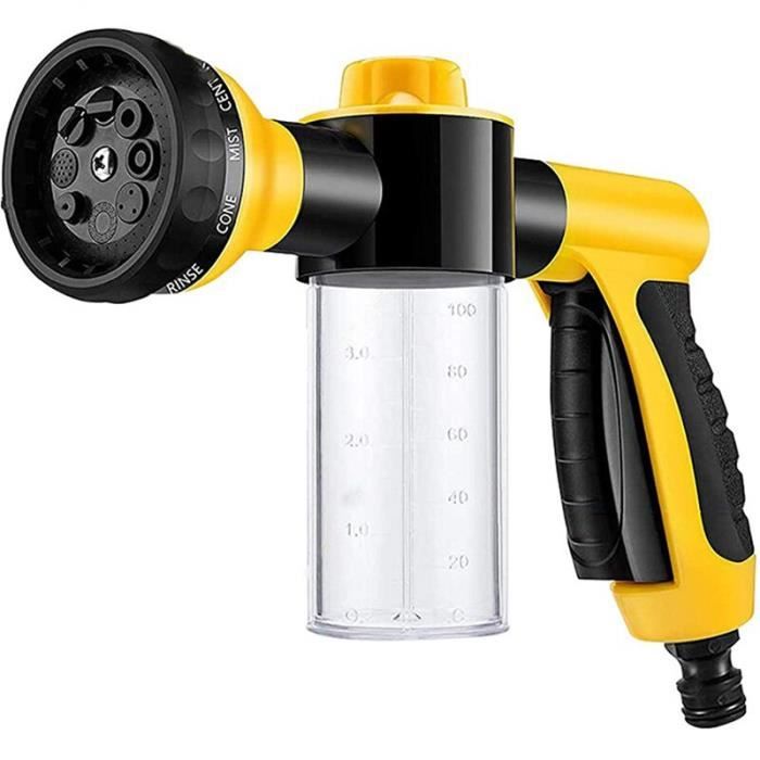 Pistolet Pulvérisateur KAHEIGN 8 Motifs - Haute Pression Pour Tuyau Arrosage Jardin Lavage Voiture