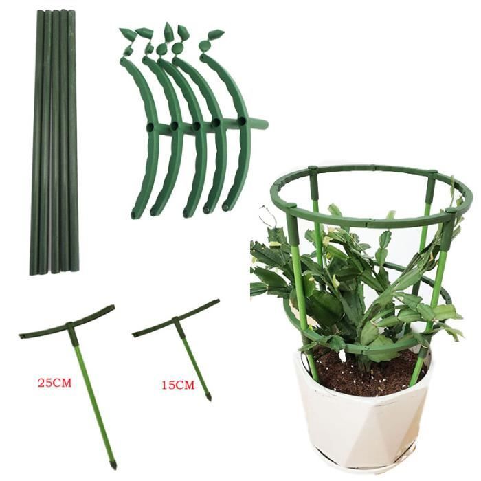 Lot De 14 Pots Suspendus Plastique Avec Crochets - Drainage Intégré, Pour Balcon, Jardin, Intérieur