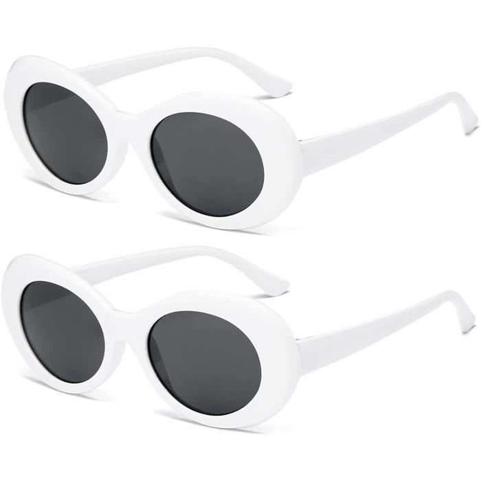 Lunette blanche femme sale