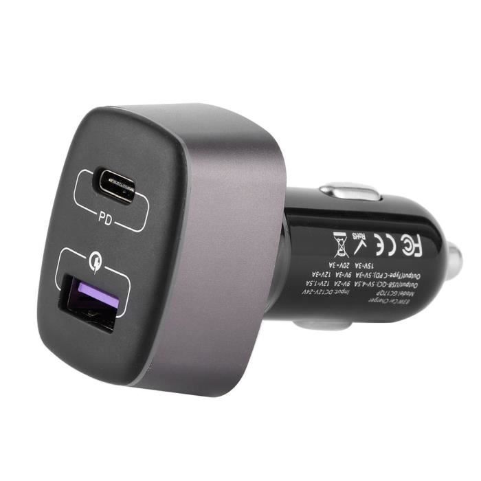 83W Ordinateur Portable Chargeur De Voiture Prise 12V Prise USB