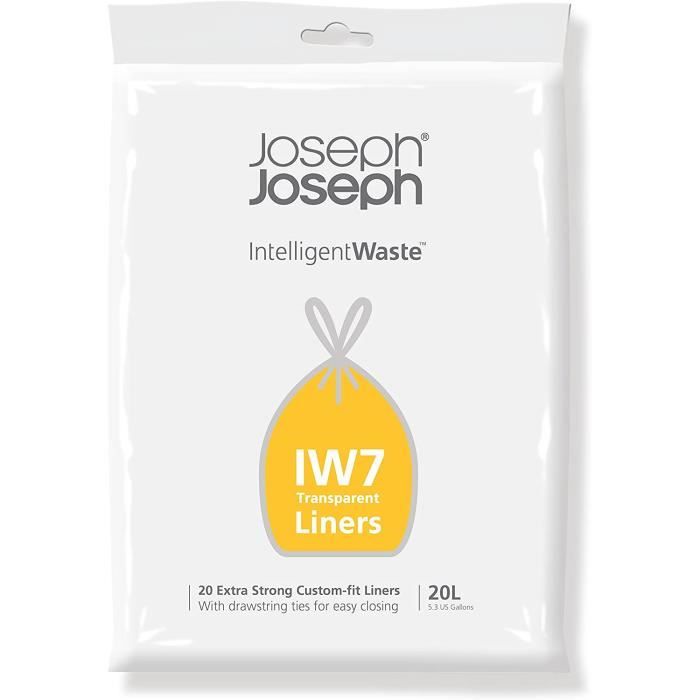 Sacs Poubelles Avec Anses - 20 Litres - Indéchirable Et Étanche - 100