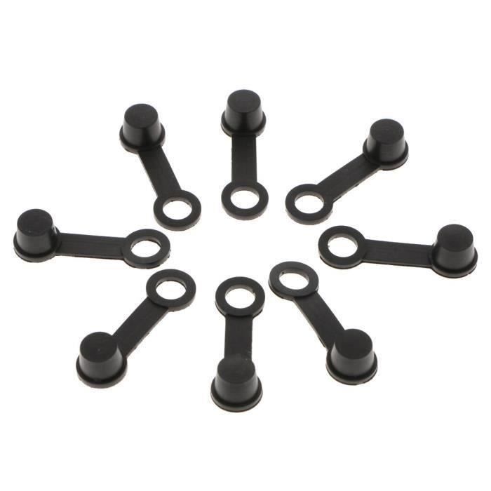 30 Capuchons En Caoutchouc Fin – 27 Mm – Pour Vis, Boulons Ou Tuyaux – Uxcell