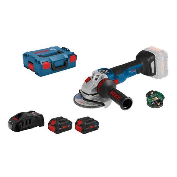Meuleuse d'angle sans-fil 18V + 2 batteries 5Ah + chargeur + coffret HitCase - HIKOKI - G18DSLWUZ