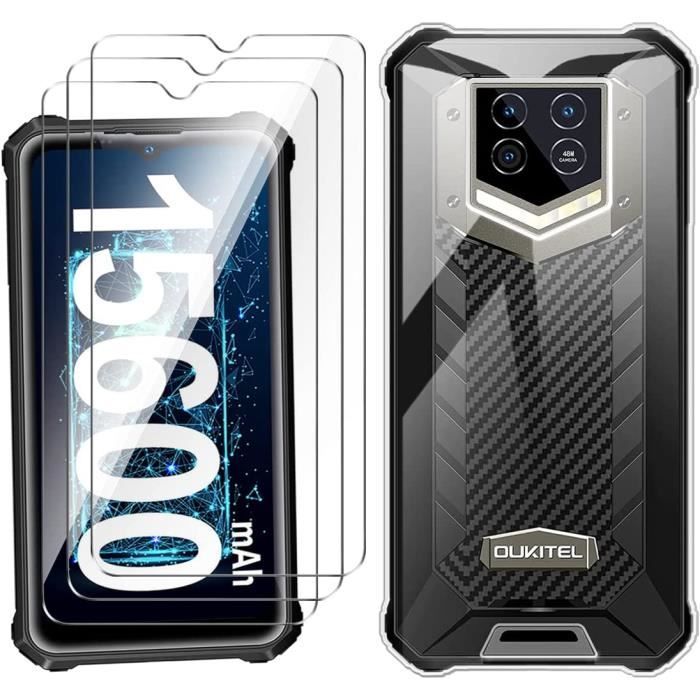 HuiYouMY Housse Pour Realme C51 Coque Silicone + [2 Pezzi] Verre Trempé