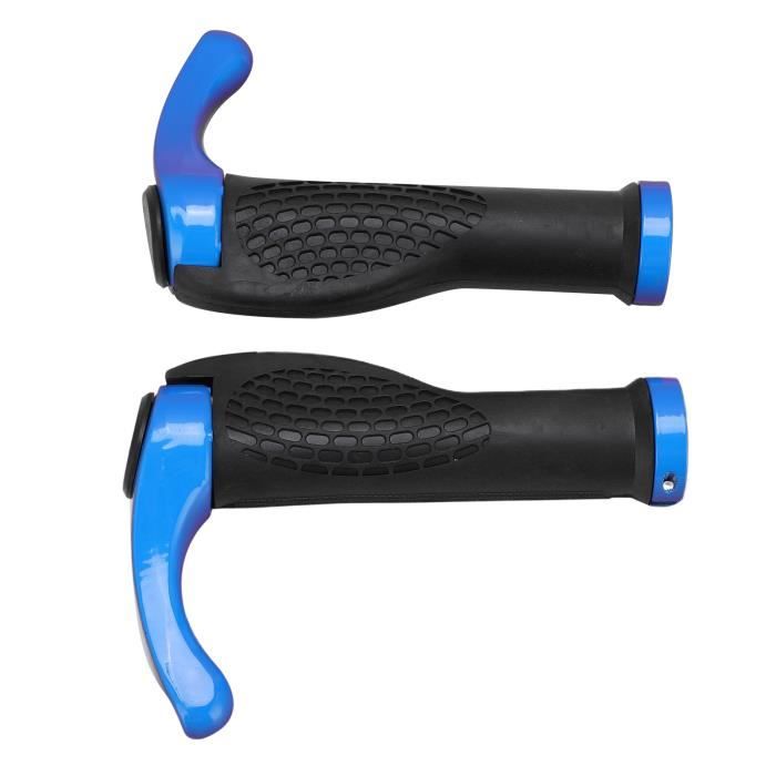 Poignées De Guidon Vélo Ergonomiques Antidérapantes - Verrouillage Double Pour VTT 22,2 Mm