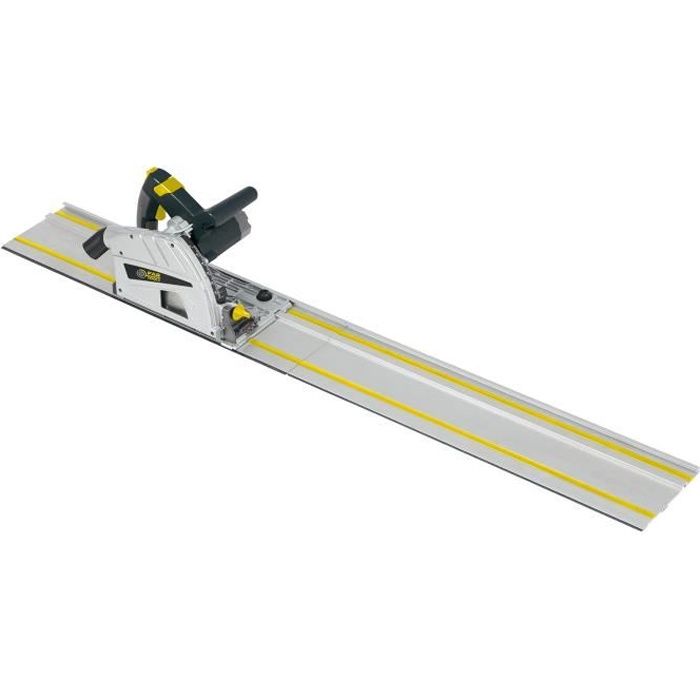 Scie circulaire sur rail - FARTOOLS - CS 165RB - 1 200 W - Diamètre 160 mm - Capacité de coupe 55/51