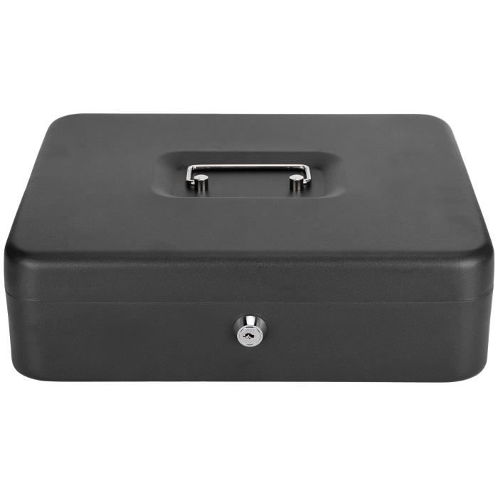 Plateau à Billets Pour Caisse - 4 Compartiments Billets + 3 Pièces, Clip Métal, ABS (33 Cm, Rose/noir/blanc) - 5